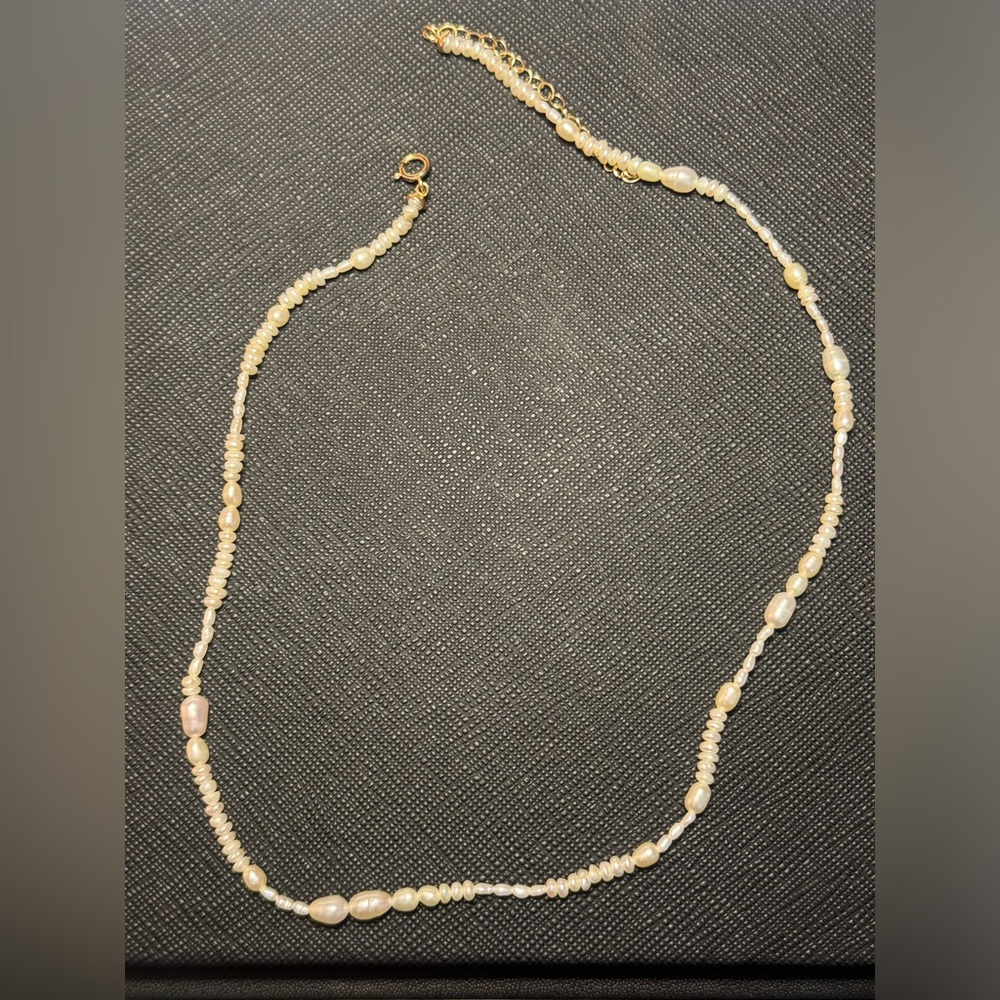 WWAKE pearl collage necklace - Picture 5 of 8